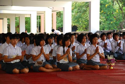 พิธีไหว้ครูและครอบครู ปีการศึกษา 2551