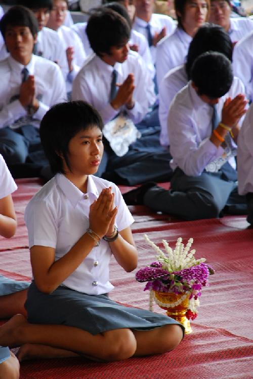 พิธีไหว้ครูและครอบครู ปีการศึกษา 2551