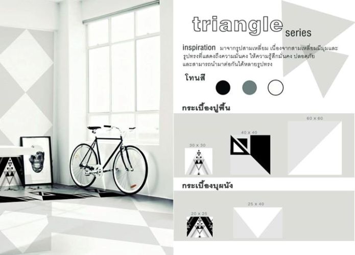 นิสิตสาขาวิชาออกแบบสื่อนวัตกรรม คว้ารางวัลชมเชย ออกแบบลวดลายกระเบื้อง Young Creative Contest 2014