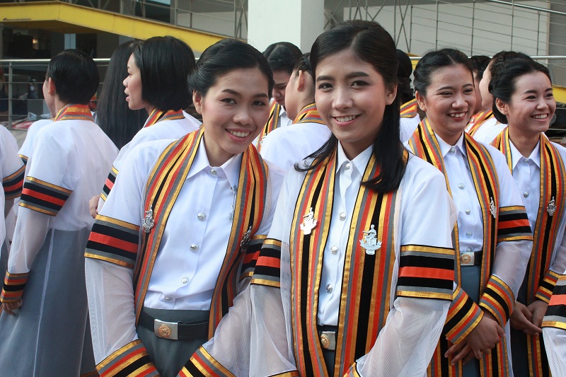 พิธีพระราชทานปริญญาบัตรประจำปีการศึกษา 2557