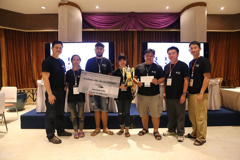 นิสิตได้รับรางวัลชนะเลิศ ในหัวข้อ Street การประกวดโครงการ  RPST YOURS ครั้งที่ 3 ประจำปี 2558