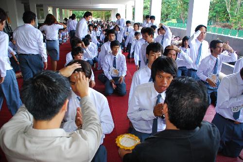 พิธีไหว้ครูและครอบครู ปีการศึกษา 2551