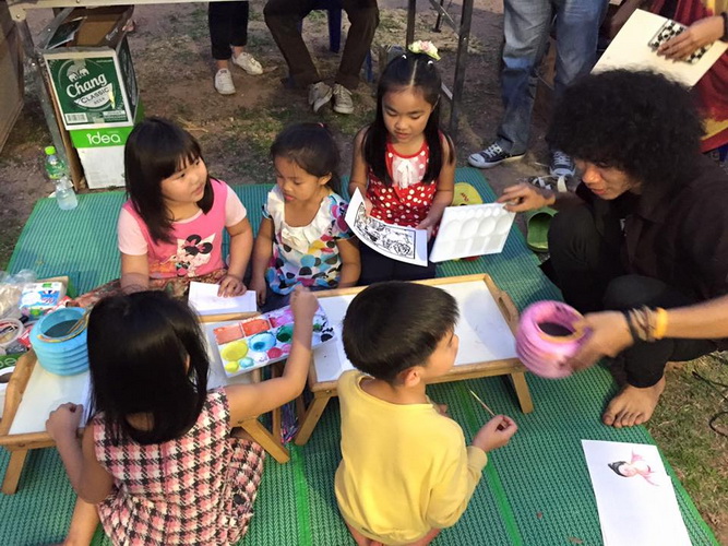 คณาจารย์และนิสิตแสดงผลงาน เทศกาลศิลปะน่าน ครั้งที่ 3 "Nan Arts Festival"