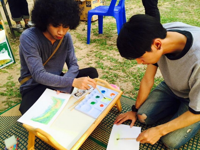 คณาจารย์และนิสิตแสดงผลงาน เทศกาลศิลปะน่าน ครั้งที่ 3 "Nan Arts Festival"