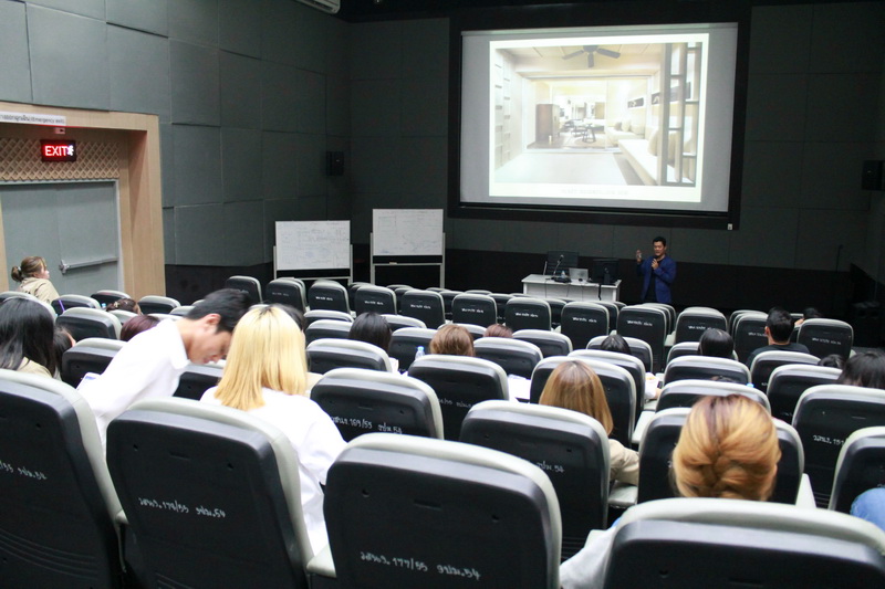 บรรยายพิเศษหัวข้อ "Relationship between  and interior  in Professional practice"