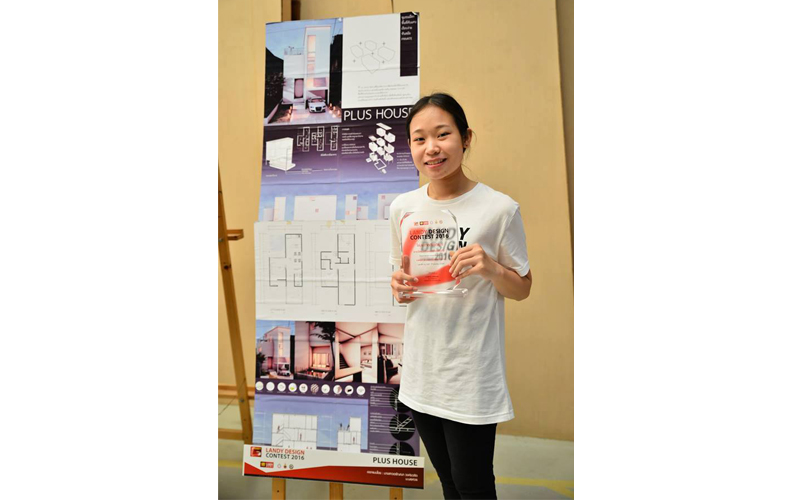 นิสิตคว้า 5 รางวัล ออกแบบบ้าน  LANDY HOME Design Contest 2016 "