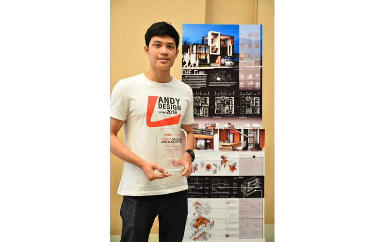 นิสิตคว้า 5 รางวัล ออกแบบบ้าน  LANDY HOME Design Contest 2016 "