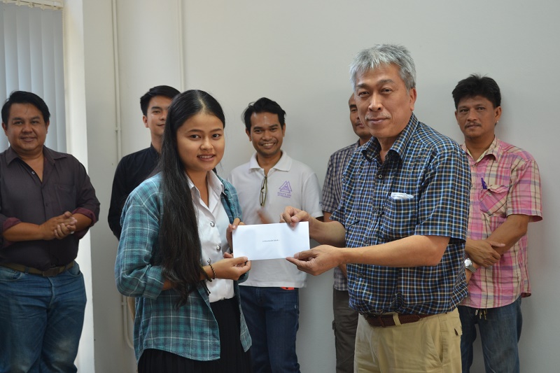 นิสิตได้รับรางวัลการประกวดออกแบบมาสคอต ของบริษัท นิธิบูรณ์ เซลล์ แอนด์ เซอร์วิส จำกัด