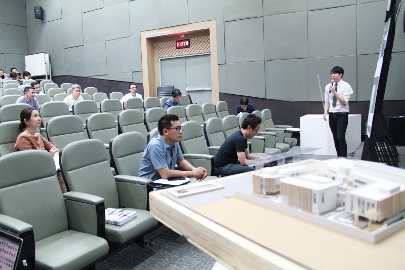 ตรวจผลงานวิทยานิพนธ์ นิสิตชั้นปีที่ 5 สาขาสถาปัตยกรรม ประจำปีการศึกษา 2558