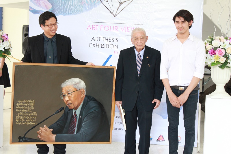 นิทรรศการศิลปกรรมผลงานศิลปนิพนธ์ของนิสิตชั้นปีที่ 4 สาขาวิชาออกแบบทัศนศิลป์ ประจำปีการศึกษา 2558 
