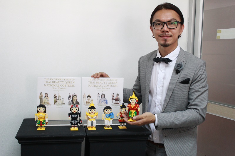 ดร.ดนัย เรียบสกุล ให้สัมภาษณ์สื่อมวลชน งานวิจัยออกแบบเลโก้ชุดประจำชาตินางงามไทย