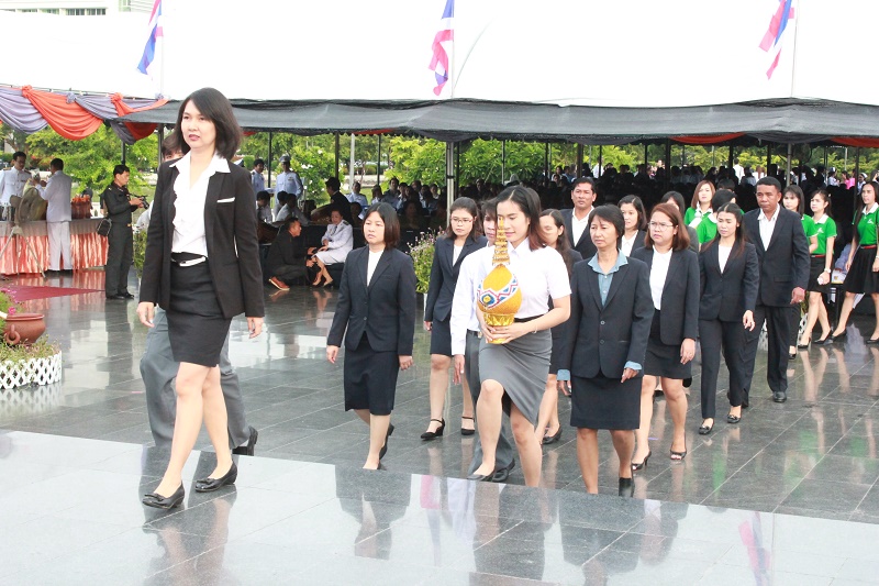 พิธีบวงสรวง สมเด็จพระนเรศวรมหาราชในวันคล้ายวันสถาปนามหาวิทยาลัยเนรศวร 