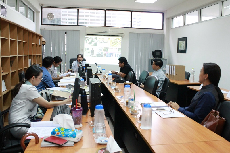 ภาควิชาศิลปะและการออกแบบ คณะสถาปัตยกรรมศาสตร์ จัดประเมินประกันคุณภาพการศึกษาระดับหลักสูตร ประจำปีการศึกษา 2558