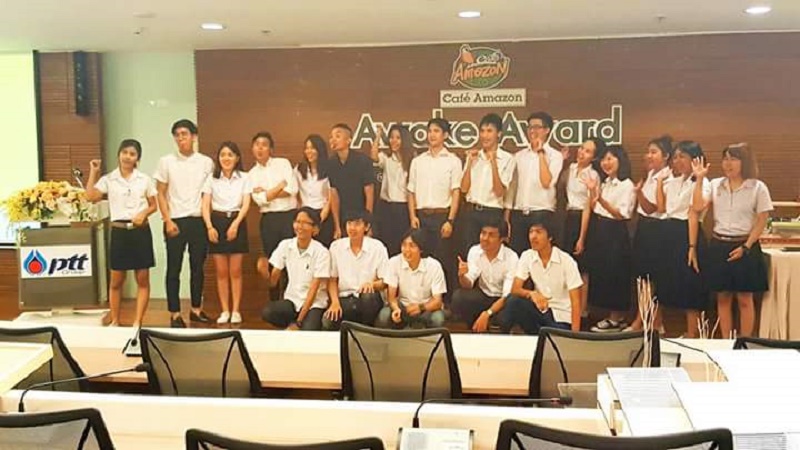 นิสิตได้รางวัลออกแบบร้านกาแฟ โครงการ Cafe Amazon Awake Award