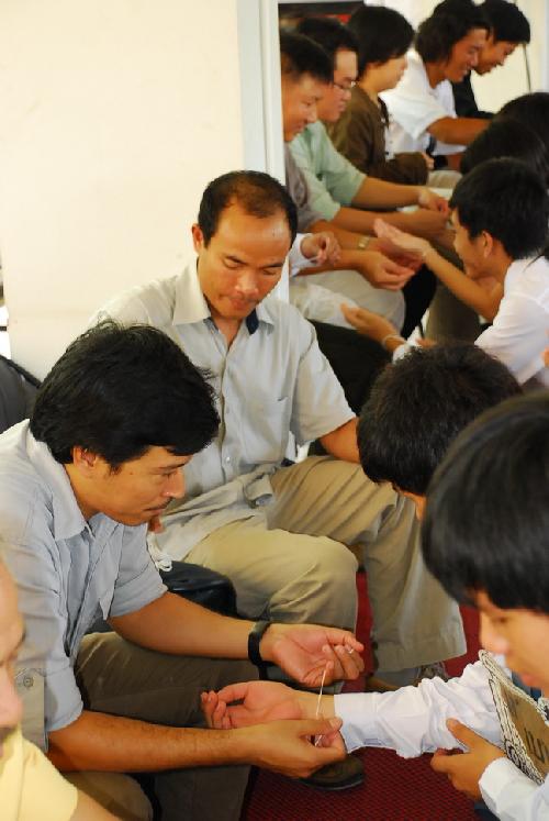 พิธีไหว้ครูและครอบครู ปีการศึกษา 2551