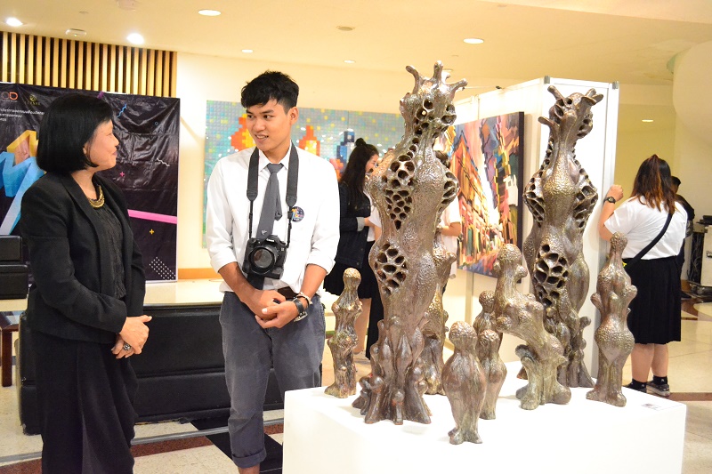 นิทรรศการศิลปกรรม ครั้งที่ 15 “MID MILE  ART THESIS EXHIBITION” (สาขาวิชาการออกแบบสื่อนวัตกรรมและสาขาวิชาออกแบบทัศนศิลป์)