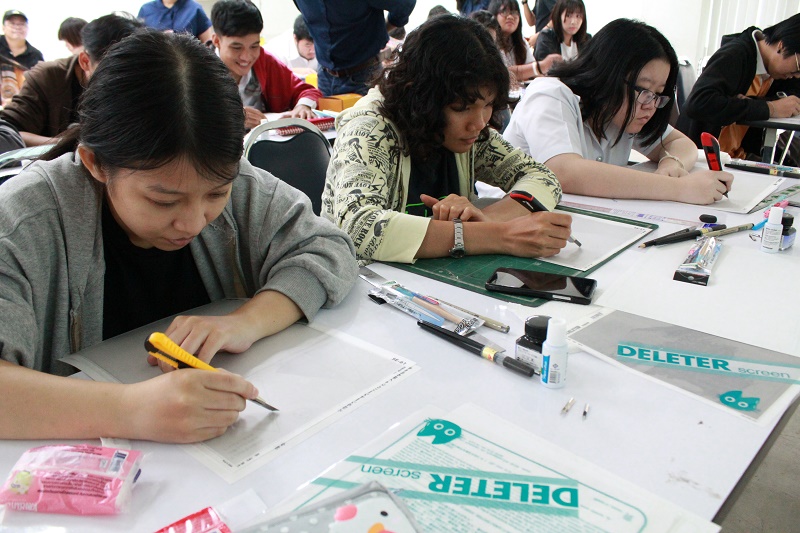 บรรยายพิเศษ และกิจกรรม workshop "การเรียนรู้เทคนิคพิเศษของมังงะ" 